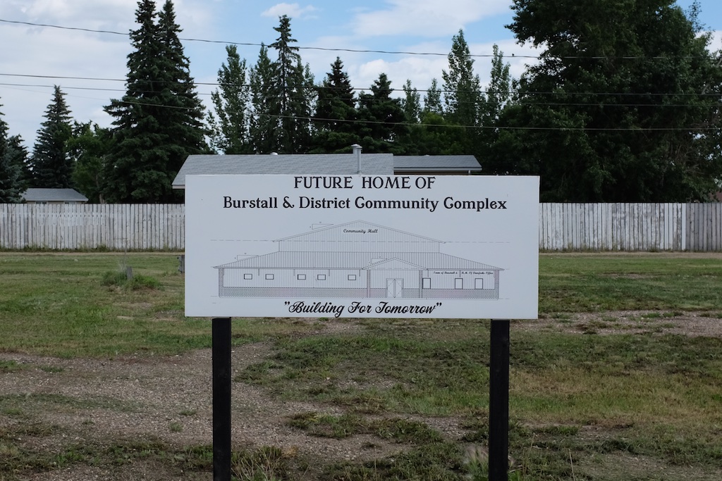 CommunityHallnewblueprints to the Town of Burstall